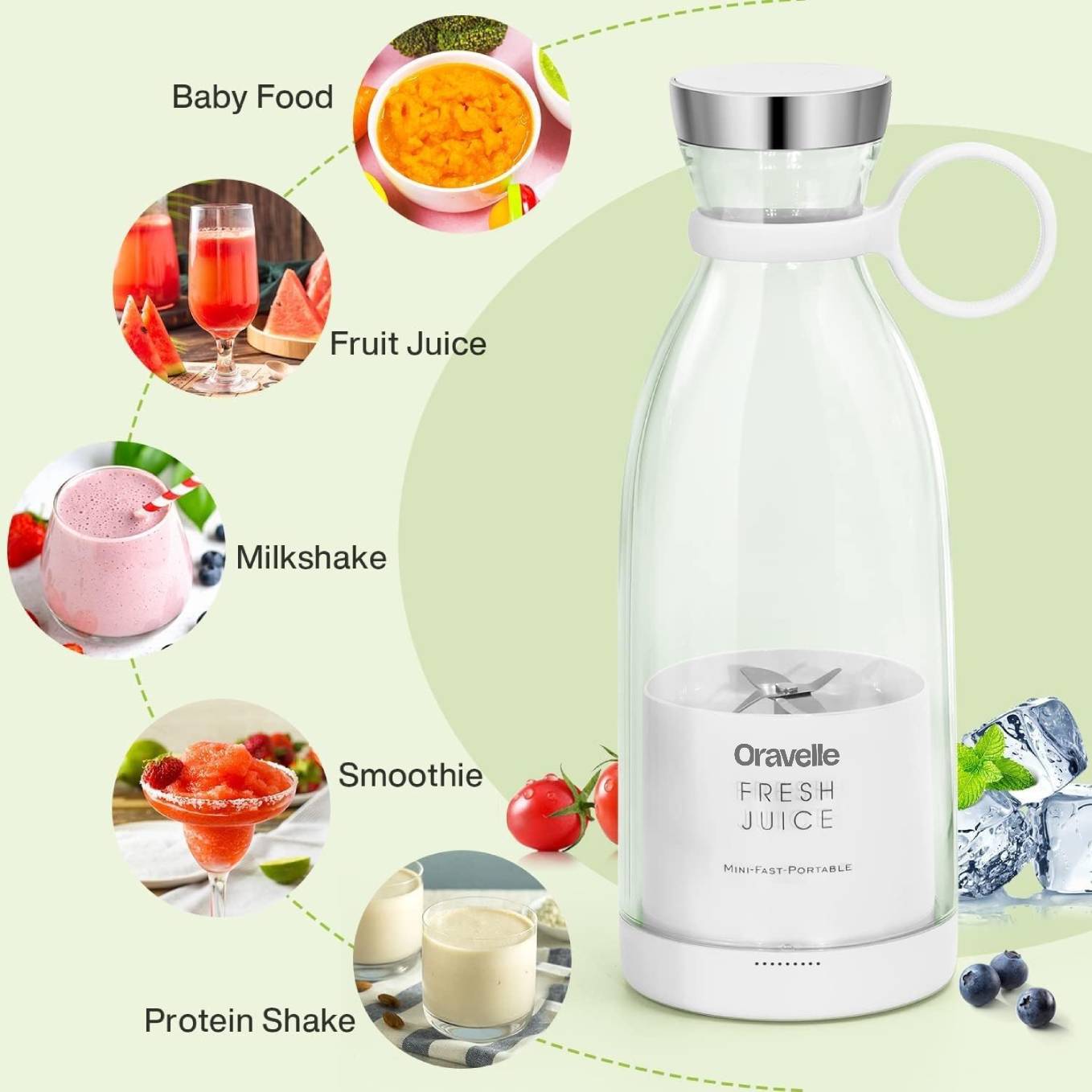 Oravelle™ Portable Blender Juicer