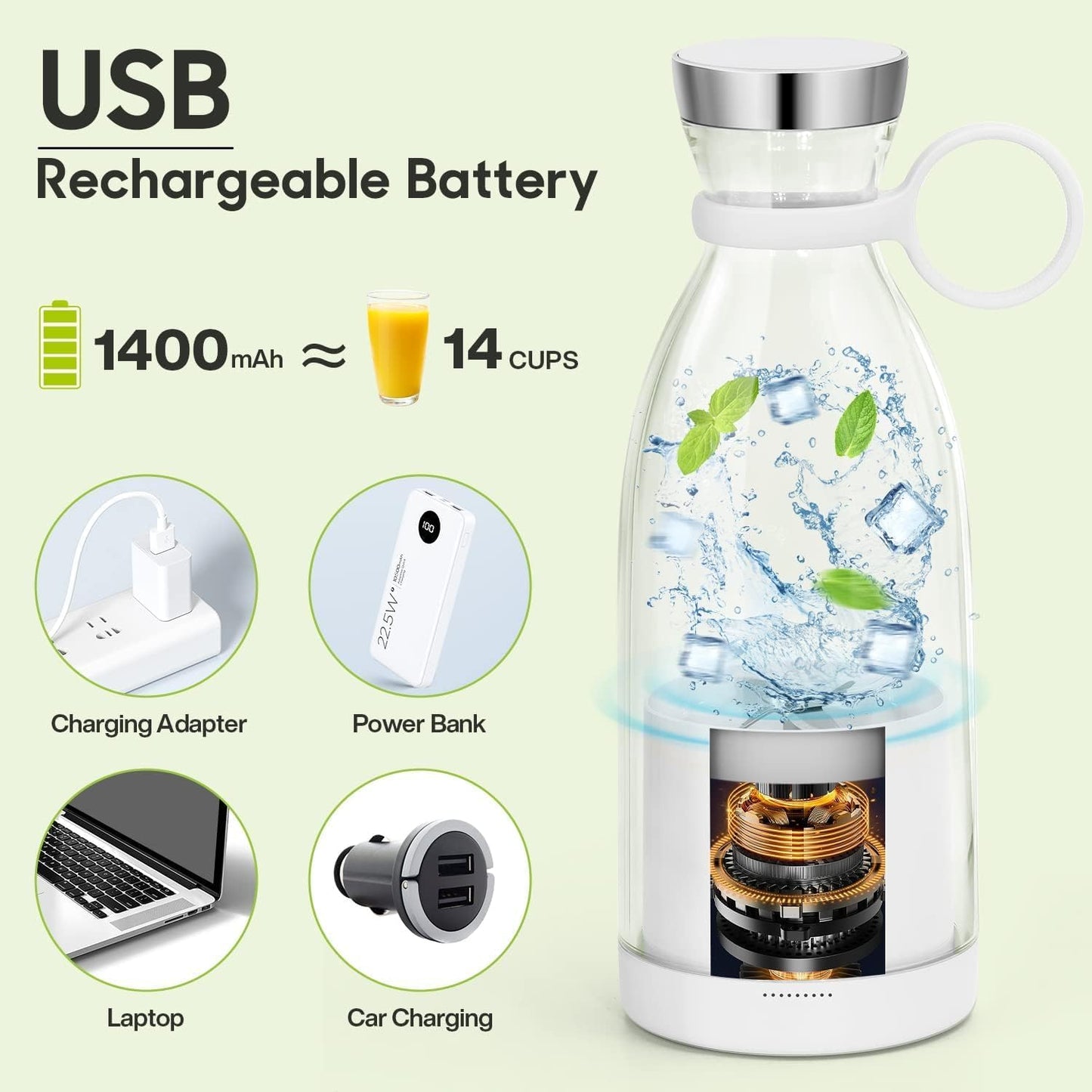 Oravelle™ Portable Blender Juicer